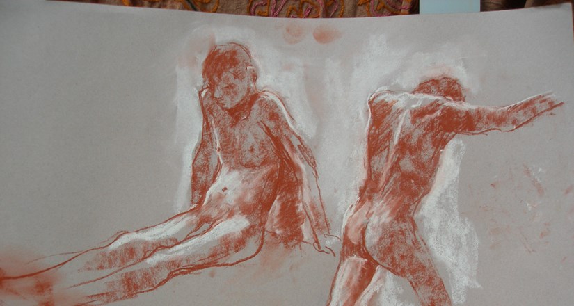 Life Drawing with Joanna Crawford Summer 2017 2nd Half Term