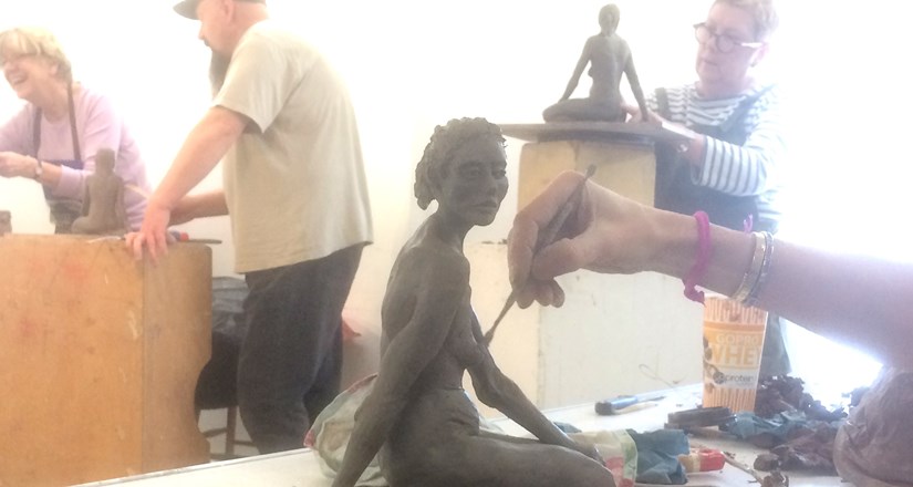 Friday Sculpture Class with Jonty Meyer 2nd Half Term Spring 2019