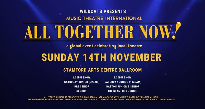 ALL TOGETHER NOW - THEATRE FUNDRAISER