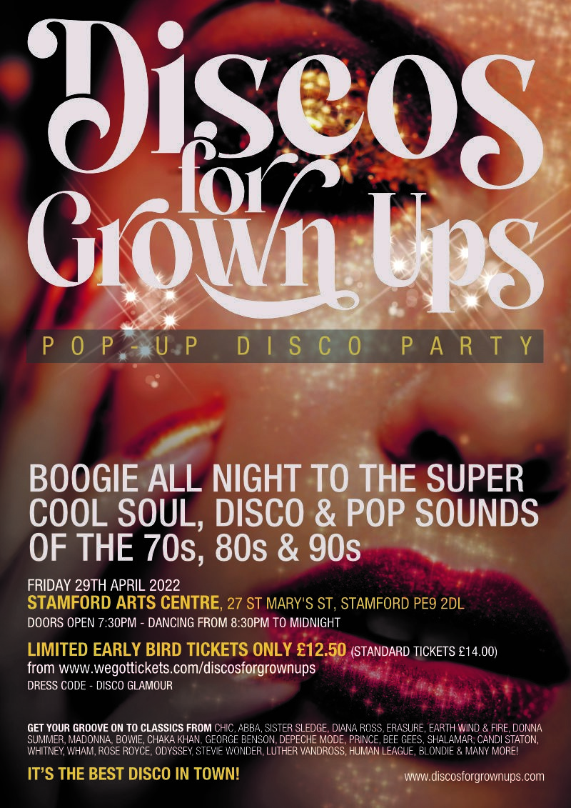 Disco for Grown Ups - April 2022