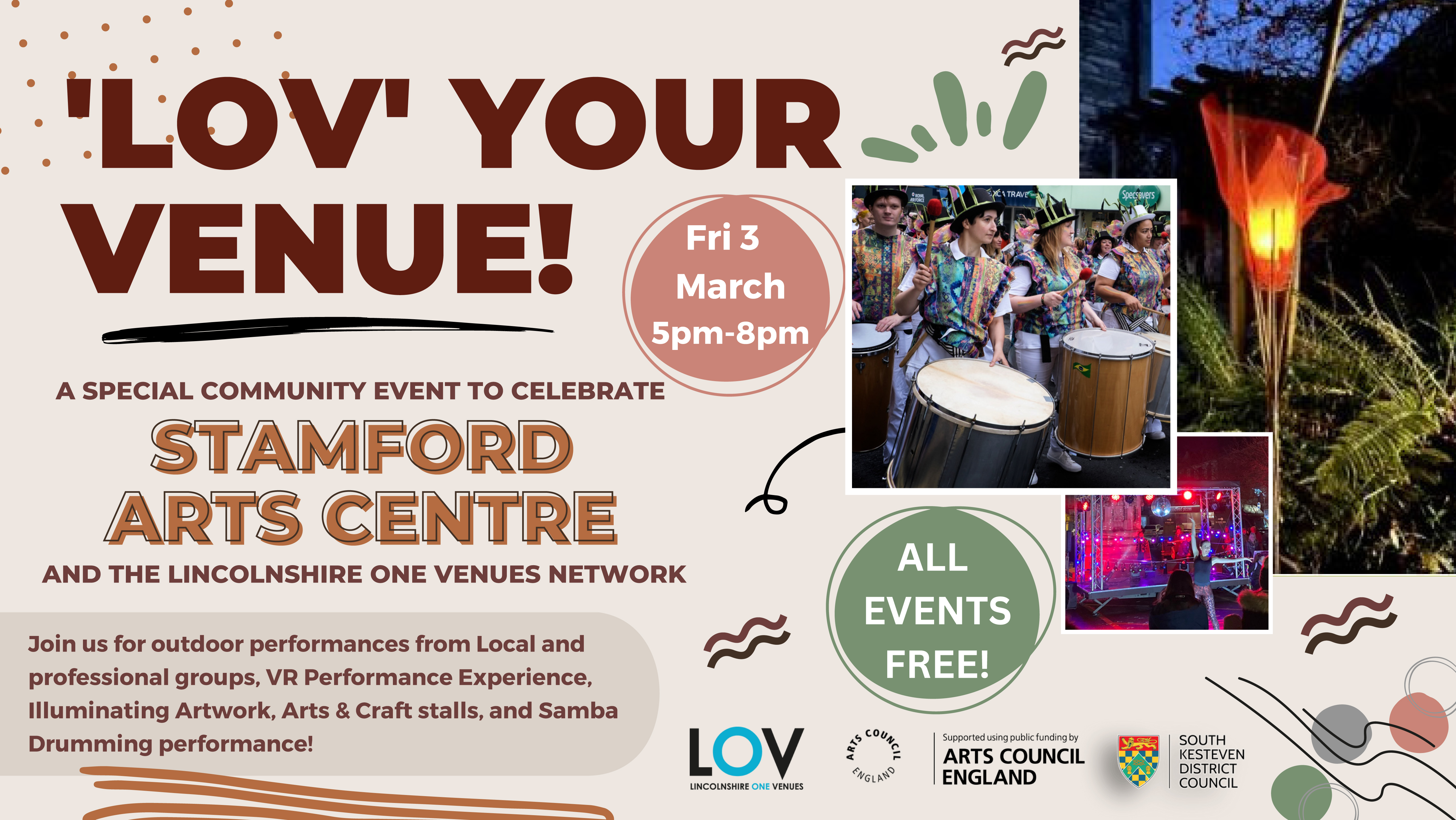LOV YOUR VENUE - FREE FAMILY EVENT