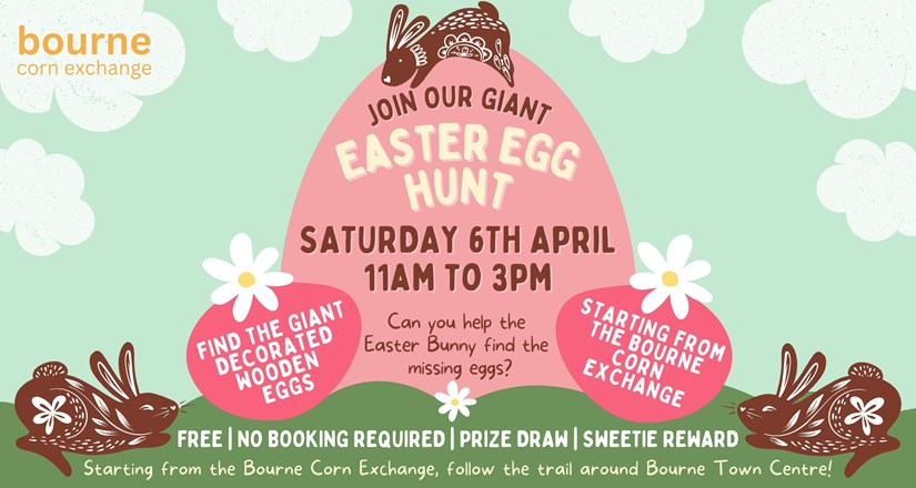 Bourne Giant Easter Egg Hunt - FREE ACTIVITY