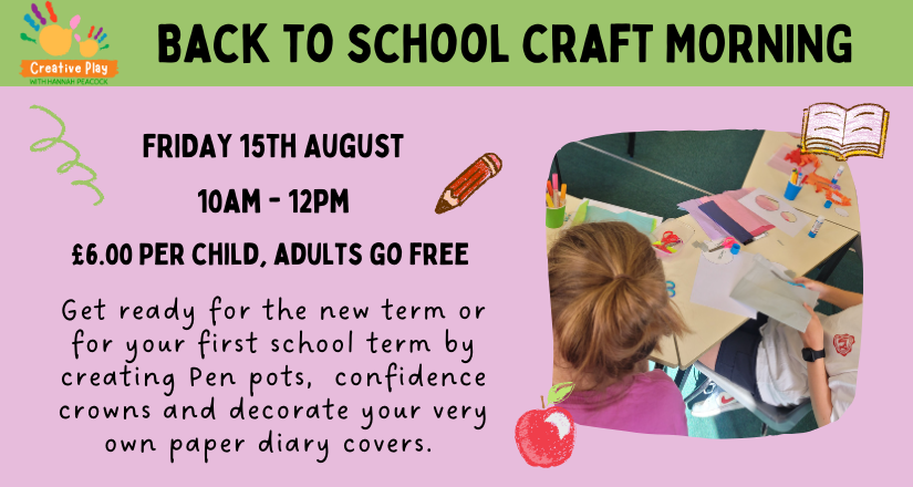 Back To School Craft Morning (Stamford)