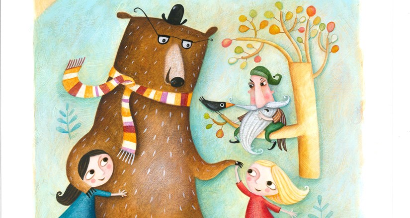 Snow White, Rose Red, Brown Bear