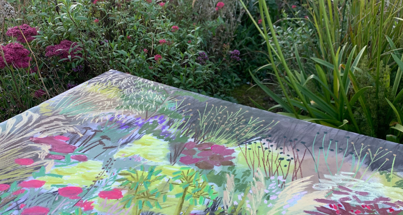 PARADISE IN PASTEL AND PAINT (adult workshop)