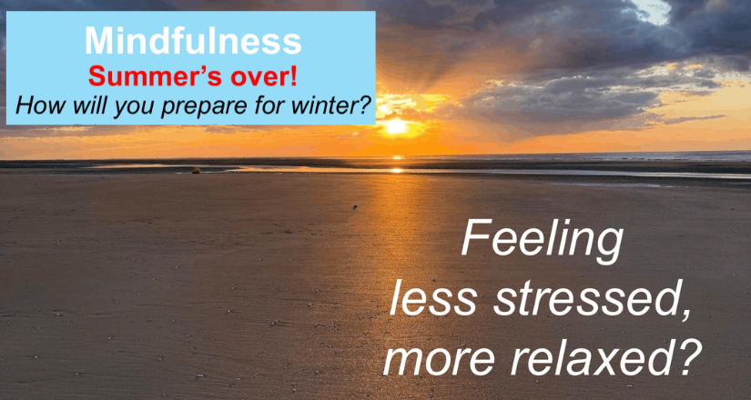 Mindfulness Course: Summer’s over!