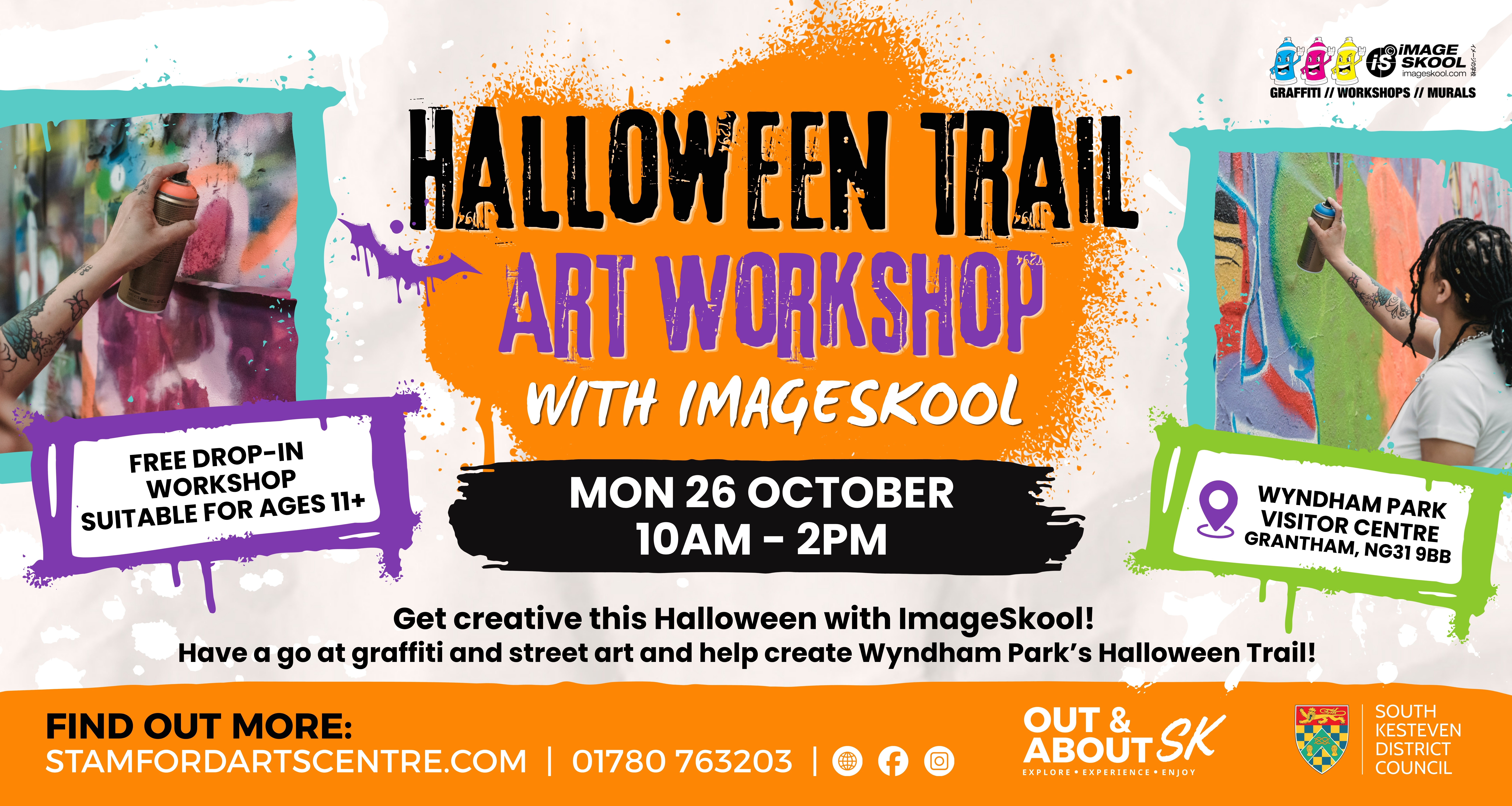 Halloween Trail Art Workshop - Grantham